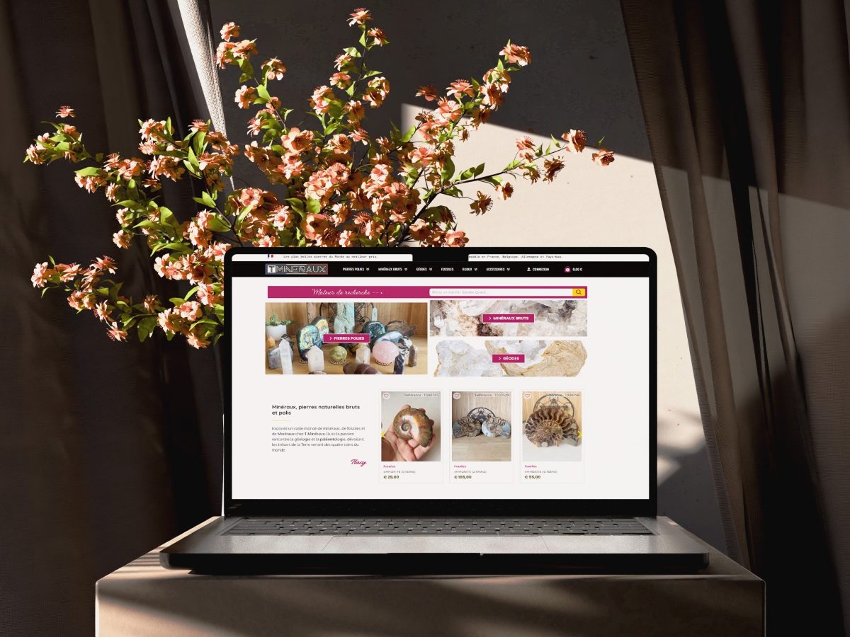 Tminéraux — boutique en ligne minéraux